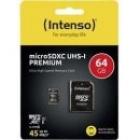 Intenso microSDXC 64GB Premium UHS-I  
