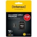 Intenso Premium paměťová karta microSDXC 256 GB Class 10, UHS-I vč. SD adaptéru 